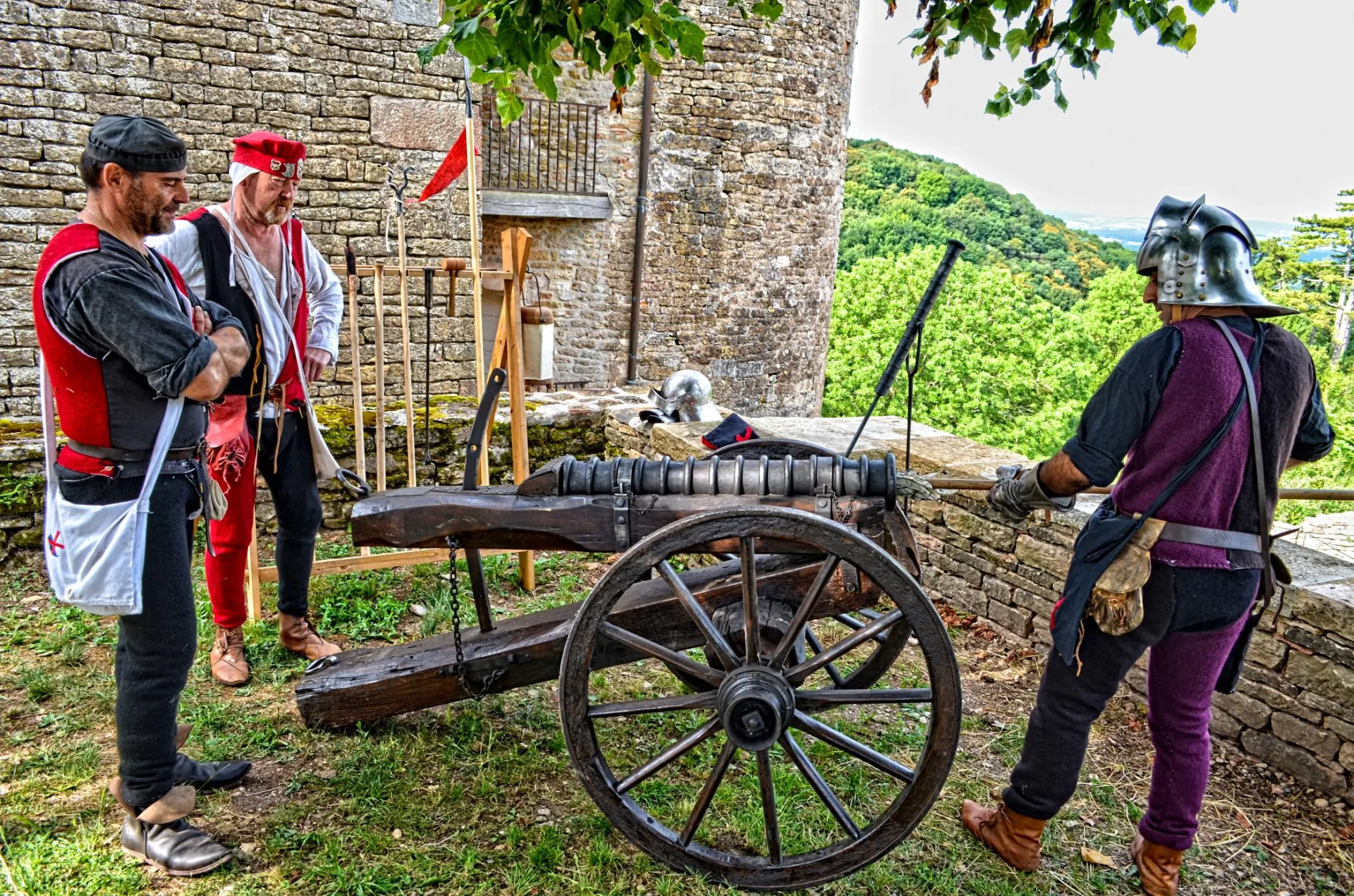 Week-end médiéval de Brancion en Bourgogne du Sud
