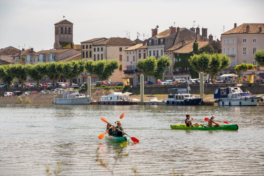 Canoë sur la Saône