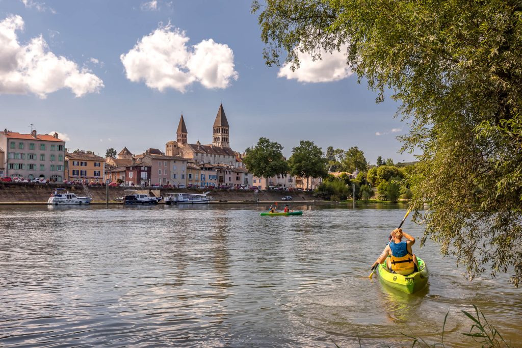 Canoë sur la Saône