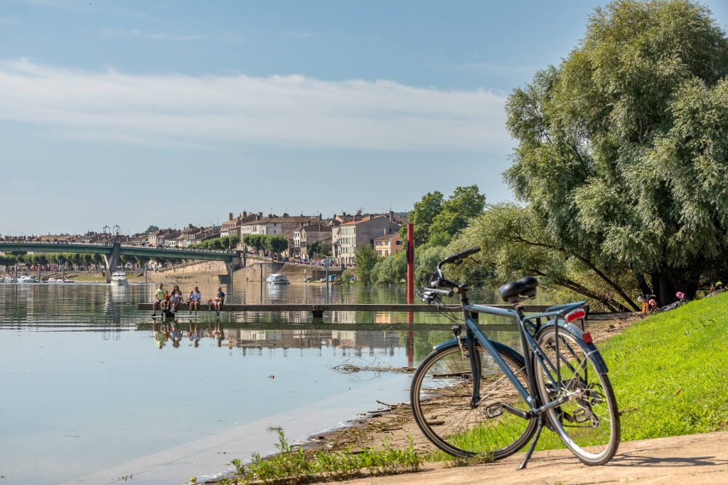 La Voie Bleue, balade entre Tournus et Fleurville