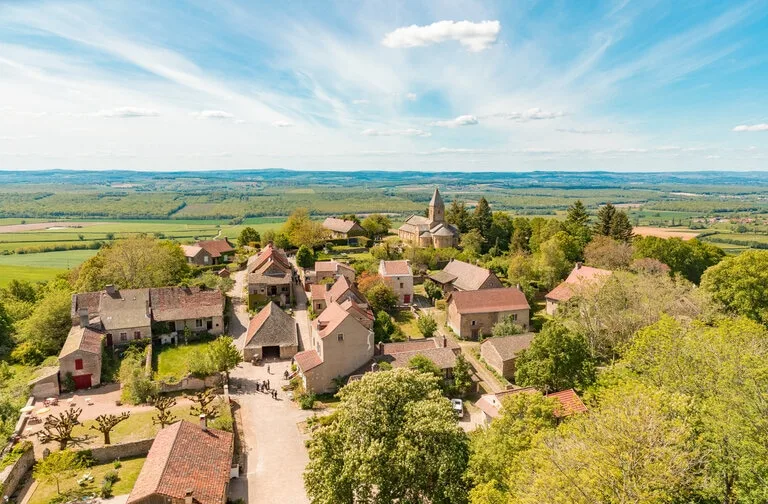 Brancion vue du donjon