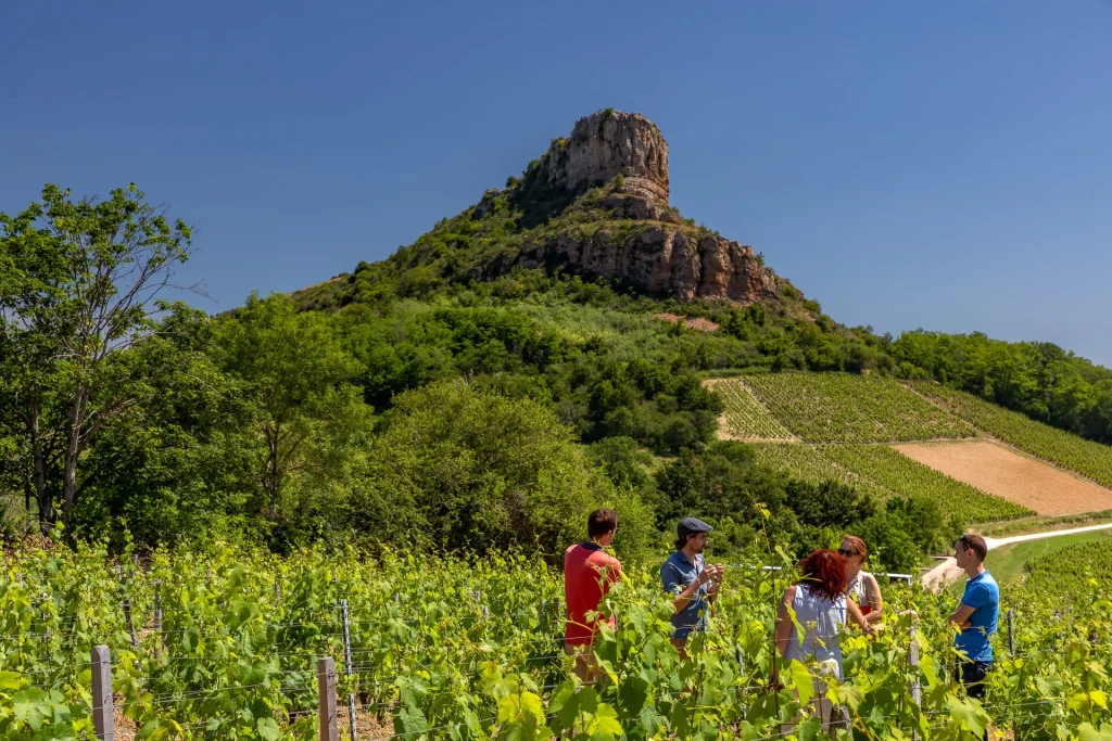 roche de solutré, sud bourgogne