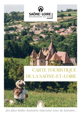 Carte touristique de la Saône et Loire