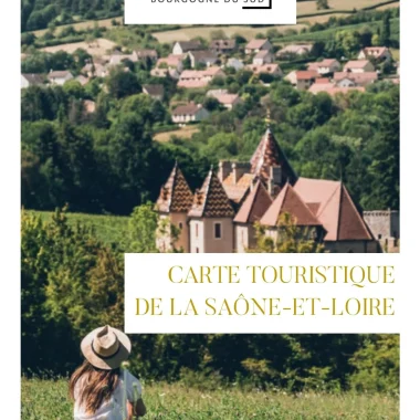 Carte touristique de la Saône et Loire