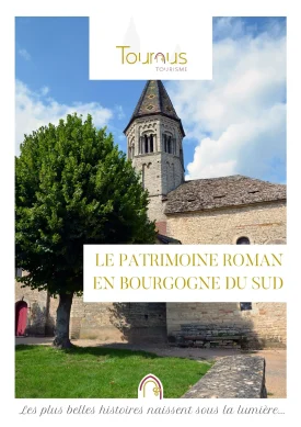 Carte du Patrimoine Roman en Bourgogne du Sud
