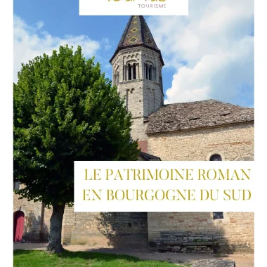 Carte du Patrimoine Roman en Bourgogne du Sud