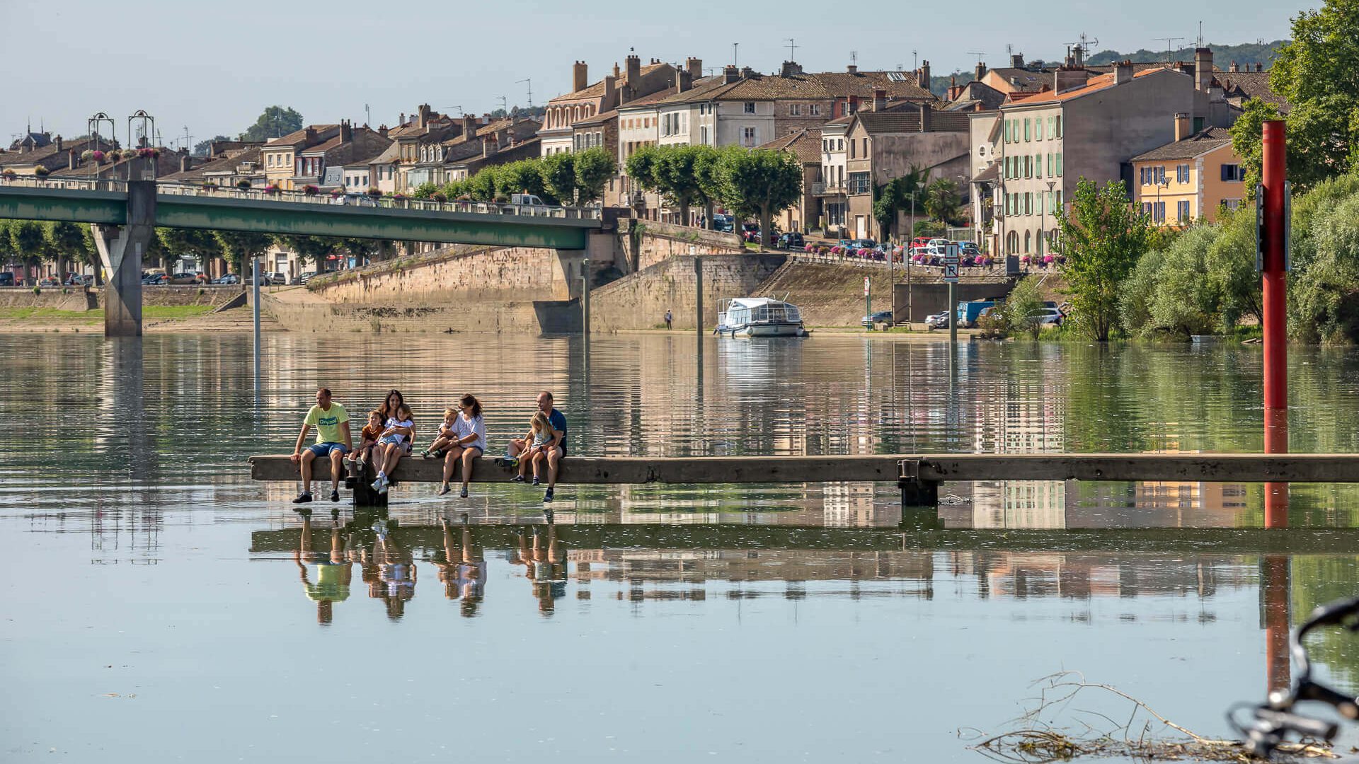 Tournus au bord de l'eau