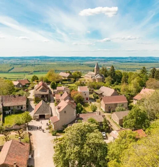 Brancion vue du donjon