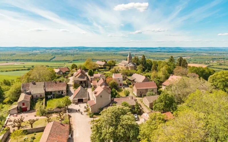 Brancion vue du donjon